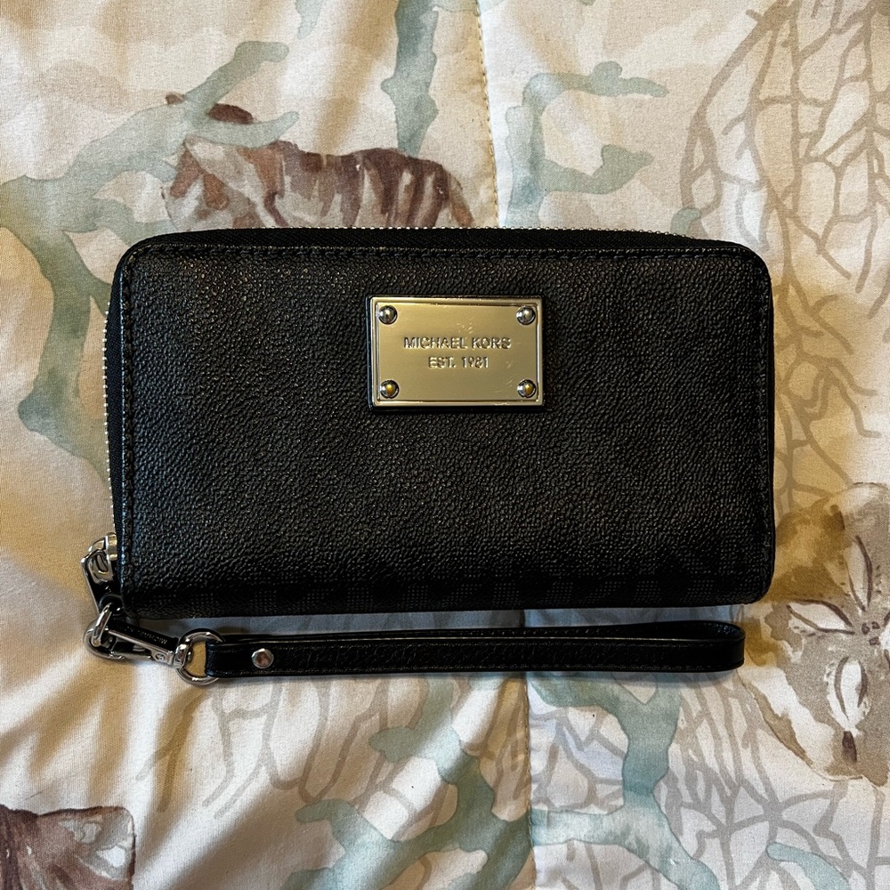 Michael Kors EUC Jet Set Phone Case Wallet